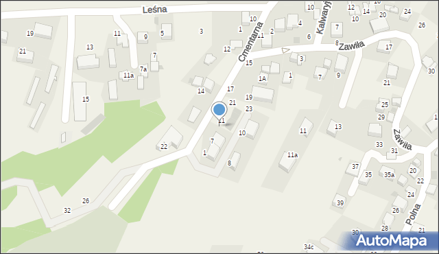 Zabierzów, Osiedle Na Stoku, 9, mapa Zabierzów