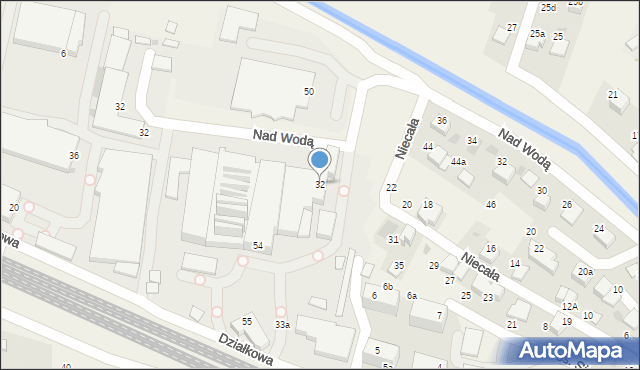 Zabierzów, Osiedle Sienkiewicza Henryka, 32, mapa Zabierzów