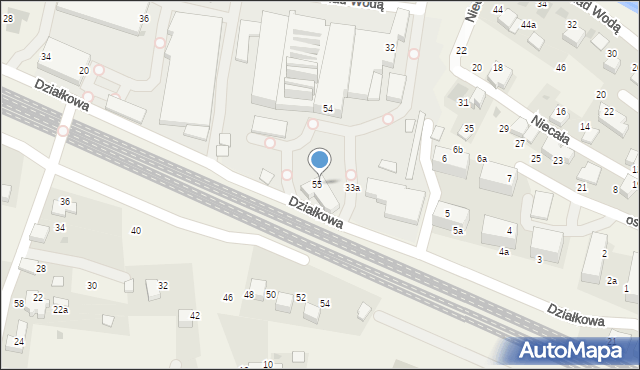 Zabierzów, Osiedle Sienkiewicza Henryka, 33b, mapa Zabierzów