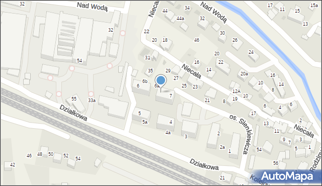 Zabierzów, Osiedle Sienkiewicza Henryka, 7b, mapa Zabierzów