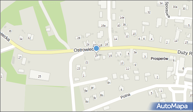 Zawichost, Ostrowiecka, 17, mapa Zawichost