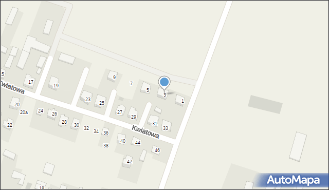 Zawidz Kościelny, Osiedlowa, 3, mapa Zawidz Kościelny