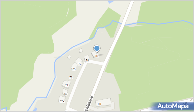 Zawiercie, Oświatowa, 81, mapa Zawiercie