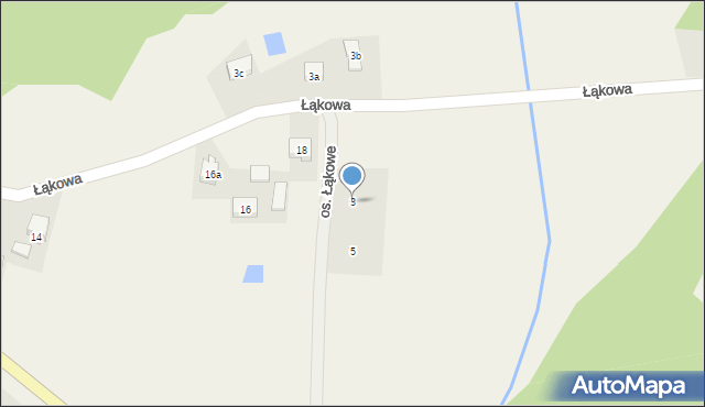 Zblewo, Osiedle Łąkowe, 3, mapa Zblewo