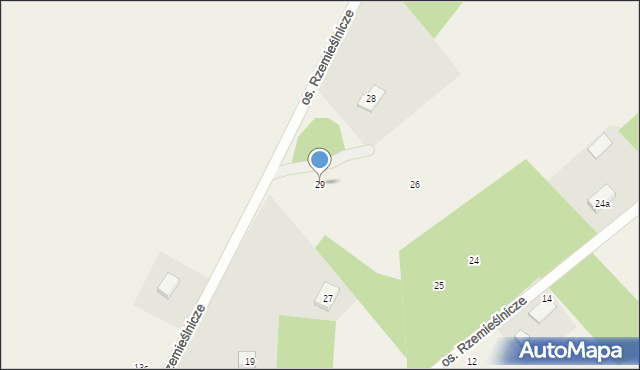 Zblewo, Osiedle Rzemieślnicze, 29, mapa Zblewo