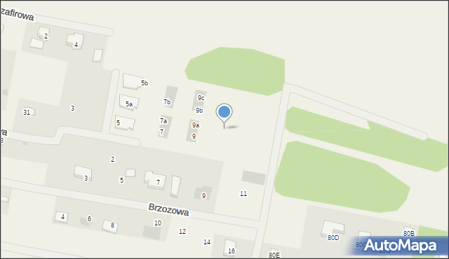 Żelków, Osiedlowa, 11a, mapa Żelków