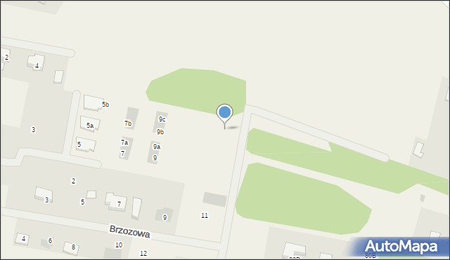 Żelków, Osiedlowa, 13c, mapa Żelków