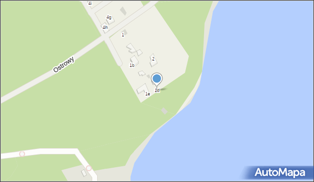 Żółwieniec, Ostrowy, 1d, mapa Żółwieniec