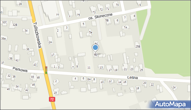 Żychlin, Osiedle Słoneczne, 5D, mapa Żychlin