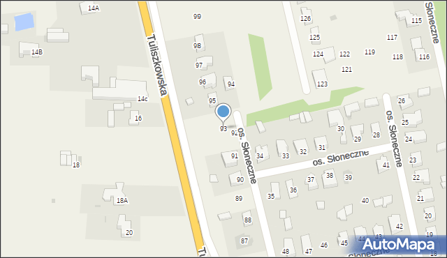 Żychlin, Osiedle Słoneczne, 93, mapa Żychlin