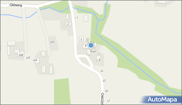 Zygodowice, Osiczyna, 7, mapa Zygodowice