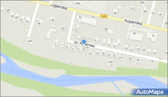 Żywiec, Osiedle Kopernika Mikołaja, 12, mapa Żywiec