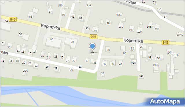 Żywiec, Osiedle Kopernika Mikołaja, 37, mapa Żywiec