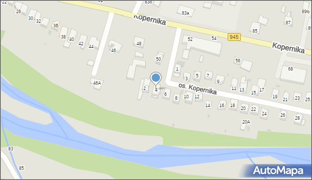 Żywiec, Osiedle Kopernika Mikołaja, 4, mapa Żywiec