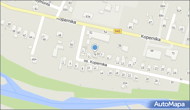 Żywiec, Osiedle Kopernika Mikołaja, 5, mapa Żywiec