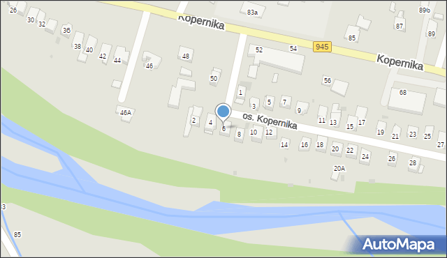 Żywiec, Osiedle Kopernika Mikołaja, 6, mapa Żywiec
