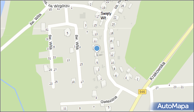 Żywiec, Osiedle na Wzgórzu, 7, mapa Żywiec