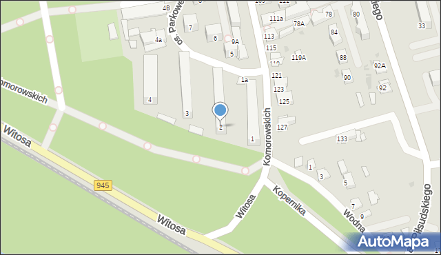 Żywiec, Osiedle Parkowe, 2, mapa Żywiec