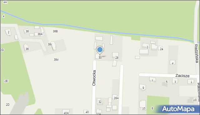 Celestynów, Otwocka, 30, mapa Celestynów
