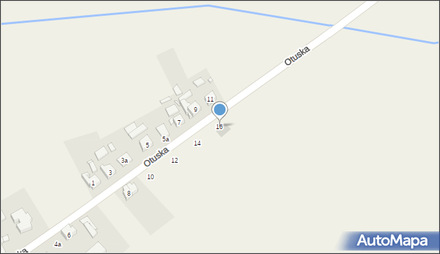 Dobieżyn, Otuska, 16, mapa Dobieżyn