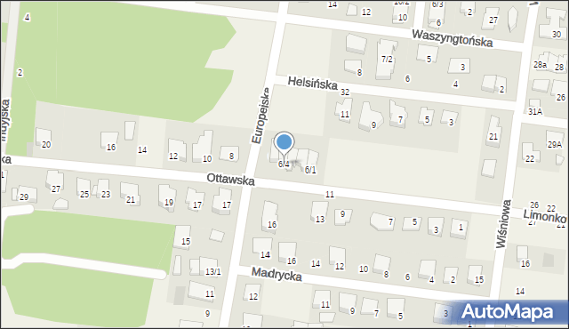 Grabówka, Ottawska, 6/4, mapa Grabówka