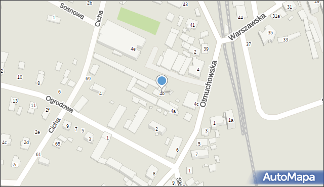 Grodków, Otmuchowska, 4b, mapa Grodków