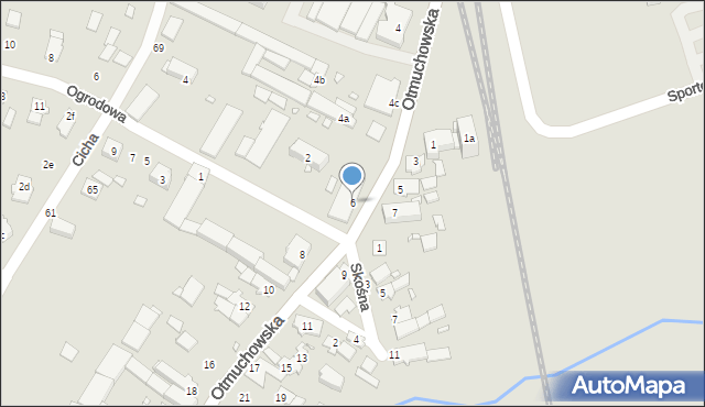Grodków, Otmuchowska, 6, mapa Grodków