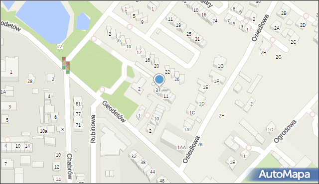 Józefosław, Ottawy, 5, mapa Józefosław