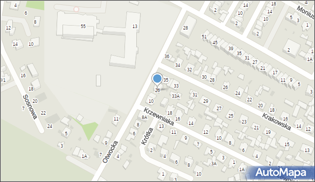 Karczew, Otwocka, 26, mapa Karczew