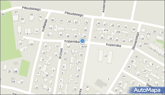 Karczew, Otwocka, 27, mapa Karczew