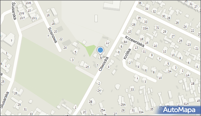 Karczew, Otwocka, 9, mapa Karczew