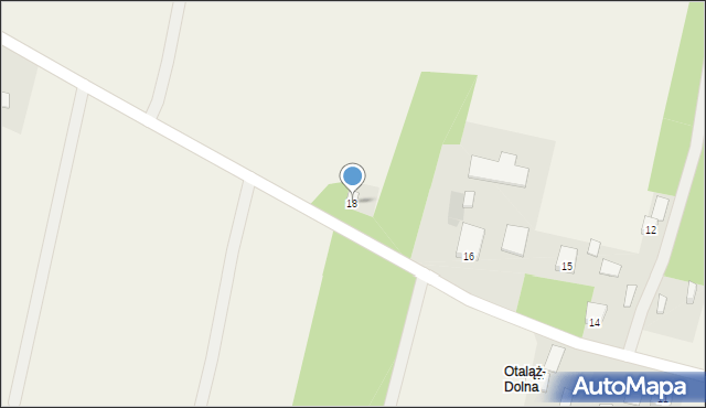 Otaląż, Otaląż, 18, mapa Otaląż