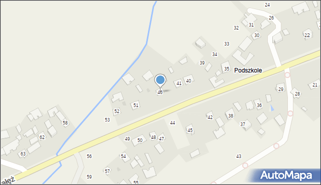 Otałęż, Otałęż, 46, mapa Otałęż