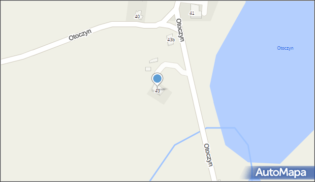 Otoczyn, Otoczyn, 43, mapa Otoczyn