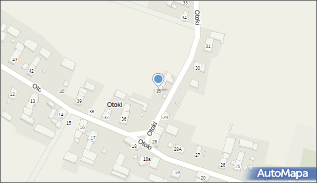 Otoki, Otoki, 35, mapa Otoki