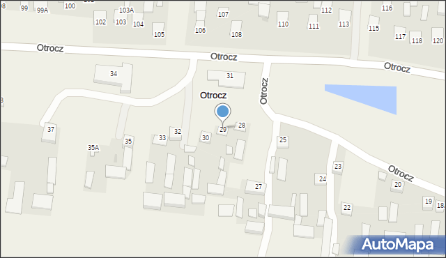 Otrocz, Otrocz, 29, mapa Otrocz