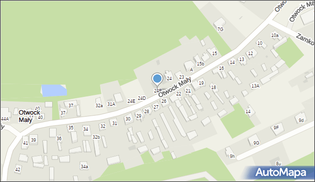 Otwock Mały, Otwock Mały, 24B, mapa Otwock Mały