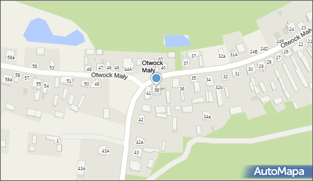 Otwock Mały, Otwock Mały, 39, mapa Otwock Mały