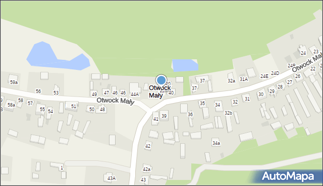Otwock Mały, Otwock Mały, 44, mapa Otwock Mały