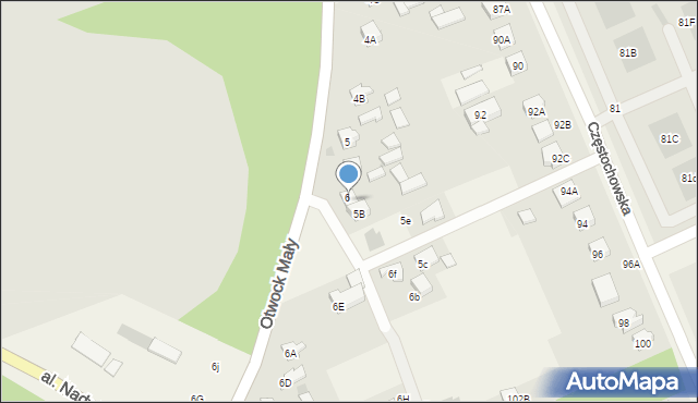 Otwock Mały, Otwock Mały, 6, mapa Otwock Mały