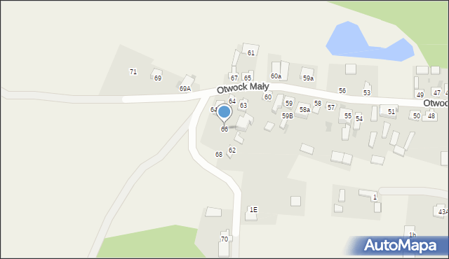 Otwock Mały, Otwock Mały, 66, mapa Otwock Mały
