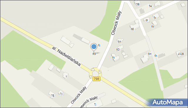 Otwock Mały, Otwock Mały, 6G, mapa Otwock Mały