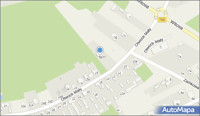 Otwock Mały, Otwock Mały, 7G, mapa Otwock Mały