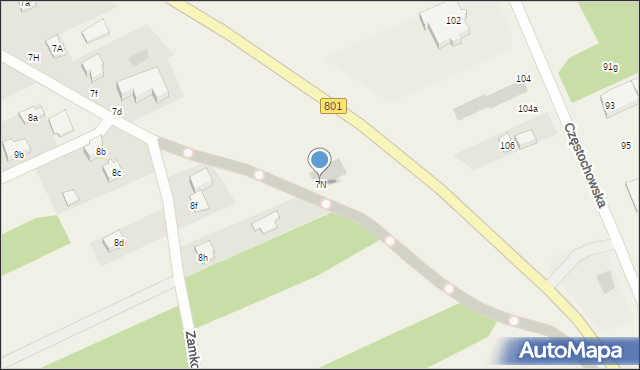 Otwock Mały, Otwock Mały, 7N, mapa Otwock Mały