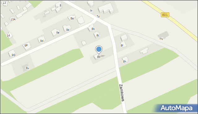 Otwock Mały, Otwock Mały, 8d, mapa Otwock Mały