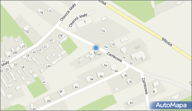 Otwock Mały, Otwock Mały, 8J, mapa Otwock Mały