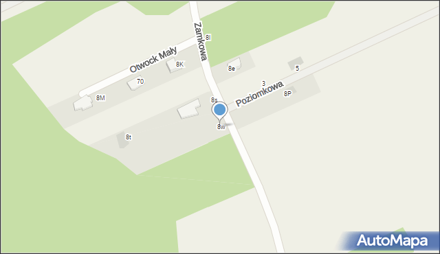 Otwock Mały, Otwock Mały, 8w, mapa Otwock Mały