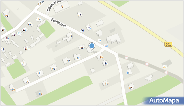 Otwock Mały, Otwock Mały, 9a, mapa Otwock Mały