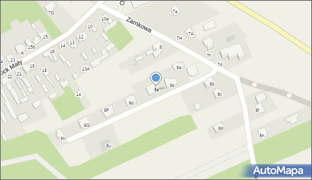 Otwock Mały, Otwock Mały, 9e, mapa Otwock Mały