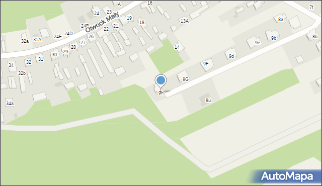Otwock Mały, Otwock Mały, 9h, mapa Otwock Mały